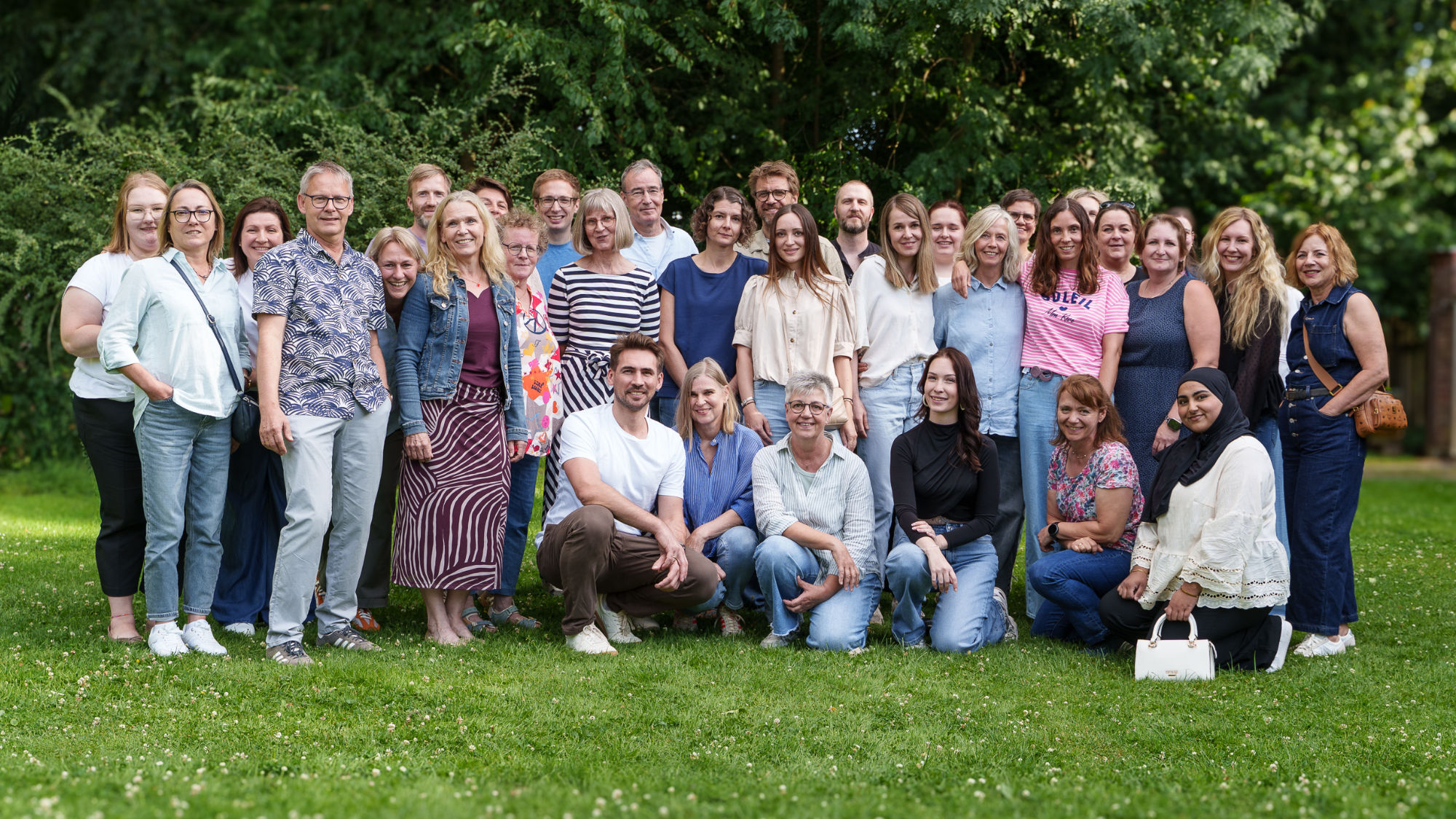 Das Ärzteteam und die Mitarbeitenden der Gemeinschaftspraxis für Hämatologie und Onkologie in Münster.
