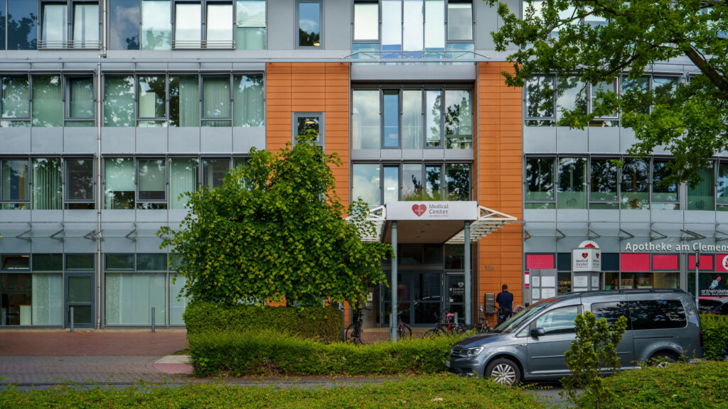 Praxisgebäude am Standort Medical Center Düesbergweg